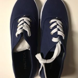 Brand new in box Nautica Loomdeck Shoes, blue, 10